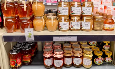 Selection of honeys