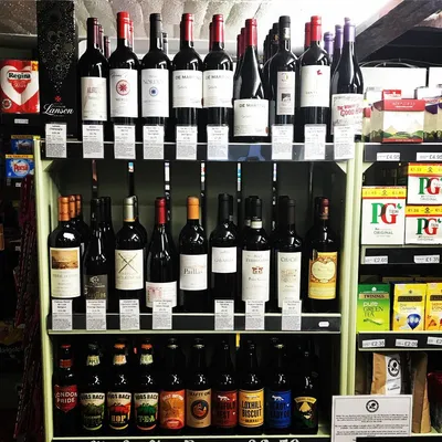 Red wine bottles