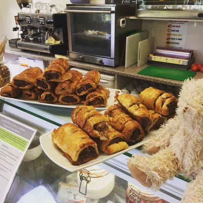 Fresh sausage rolls